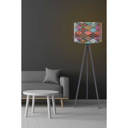 Lampada da terra AYD 1xE27/60W/230V multicolore/grigio