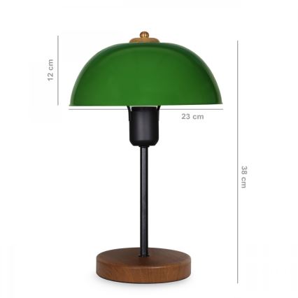 Lampada da terra AYD 1xE27/60W/230V verde