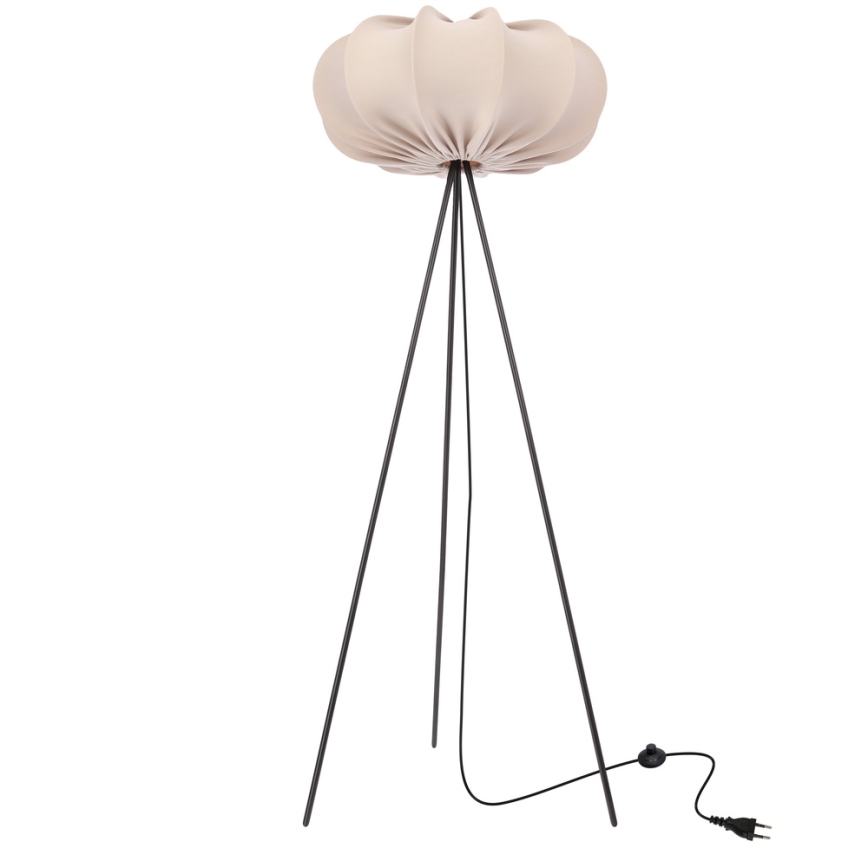 Lampada da terra CAFEE 1xE27/40W/230V beige/nera