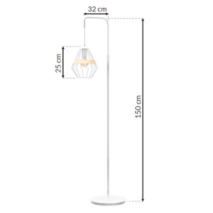 Lampada da terra CLIF 1xE27/60W/230V