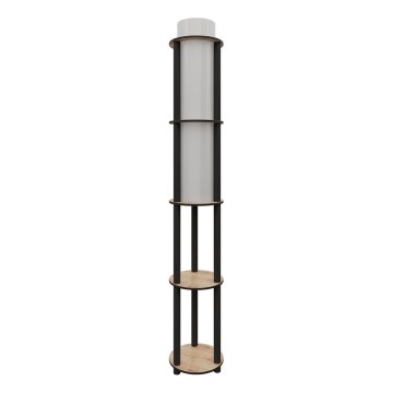 Lampada da terra con mensole NOTO 1xE27/40W/230V beige/nera
