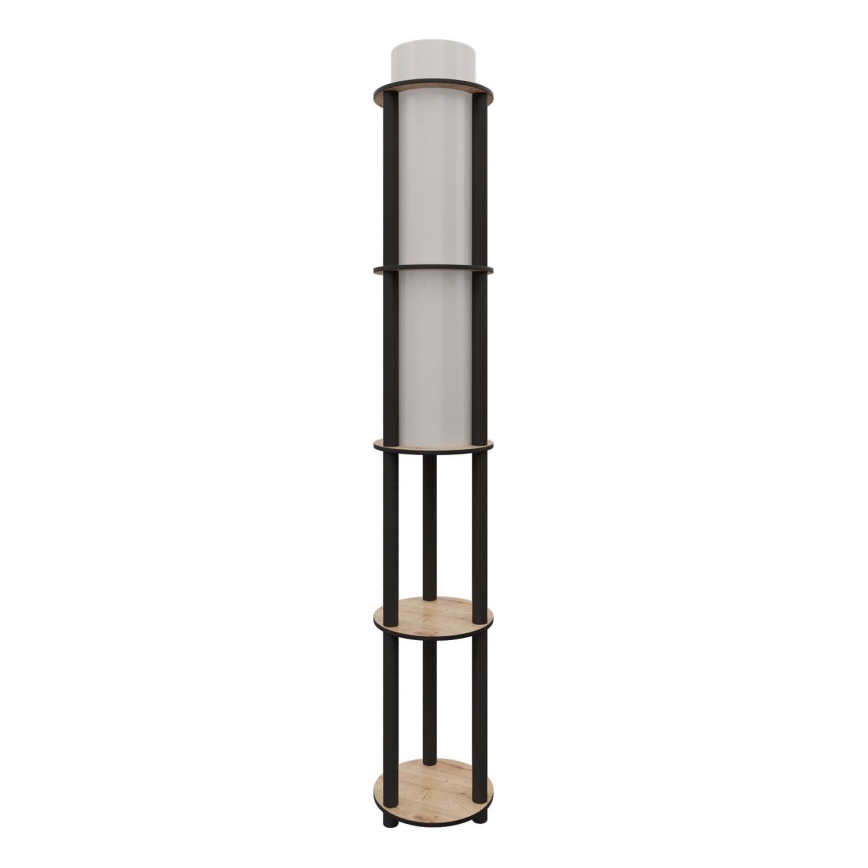 Lampada da terra con mensole NOTO 1xE27/40W/230V beige/nera