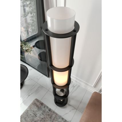 Lampada da terra con mensole NOTO 1xE27/40W/230V nera