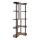 Lampada da terra con ripiani 1xE27/40W/230V 150 cm nero/marrone