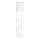 Lampada da terra con ripiani 1xE27/60W/230V bianco