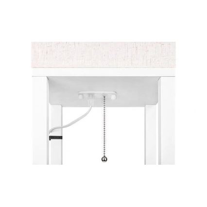 Lampada da terra con ripiani 1xE27/60W/230V bianco