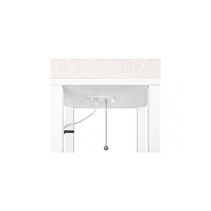 Lampada da terra con ripiani 1xE27/60W/230V bianco