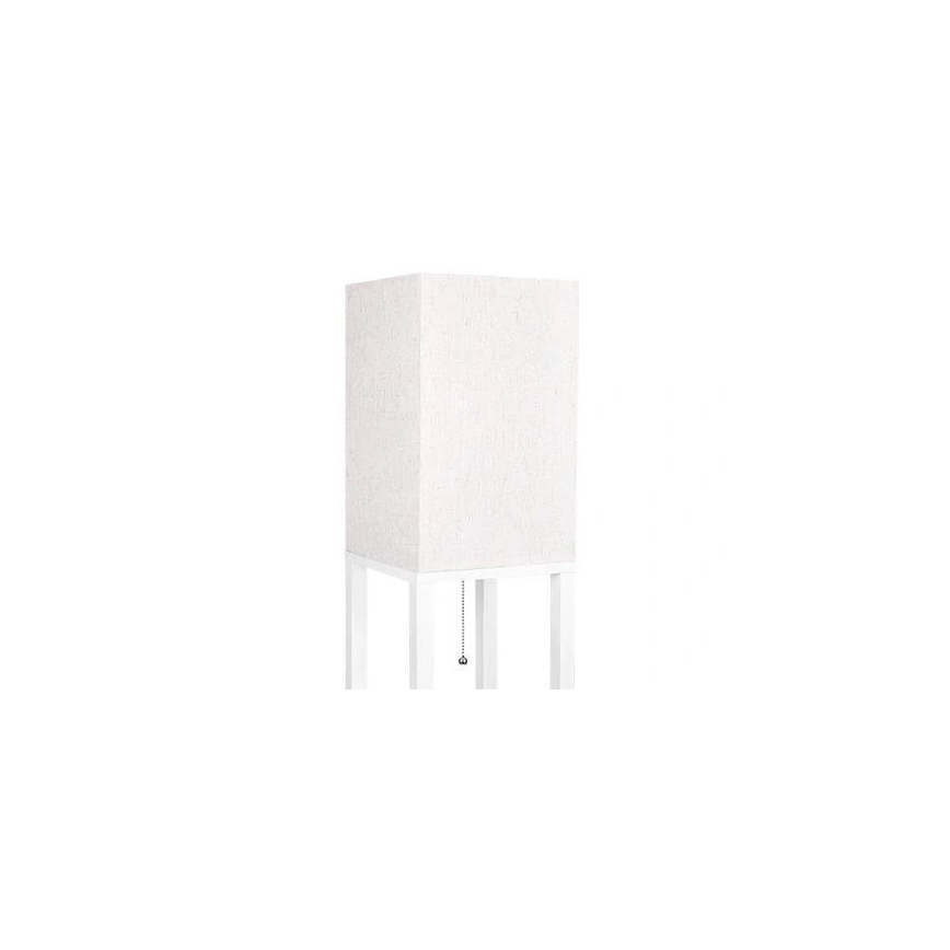 Lampada da terra con ripiani 1xE27/60W/230V bianco