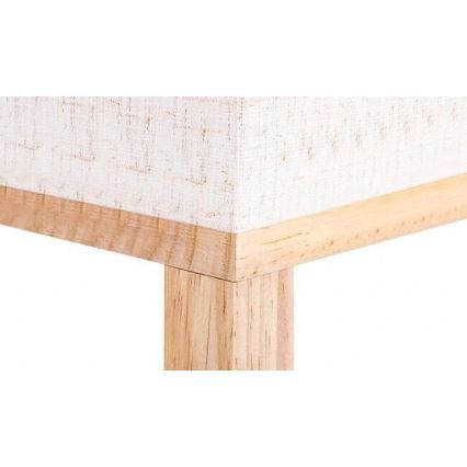 Lampada da terra con ripiani 1xE27/60W/230V bianco/marrone