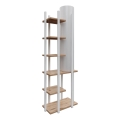 Lampada da terra con ripiani MODA DOR 1xE27/40W/230V bianco/marrone
