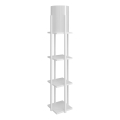 Lampada da terra con ripiani NORA 1xE27/40W/230V bianco