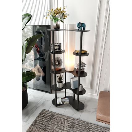 Lampada da terra con ripiani NOTO 1xE27/40W/230V nera