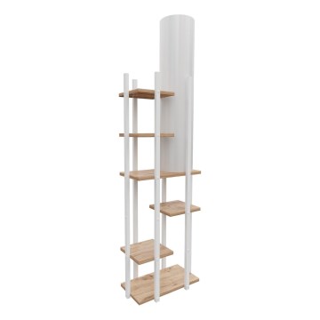 Lampada da terra con ripiani VOGUE 1xE27/40W/230V 160 cm bianco