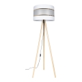 Lampada da terra CORAL 1xE27/60W/230V marrone/bianco/oro