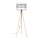 Lampada da terra CORAL 1xE27/60W/230V marrone/bianco/oro
