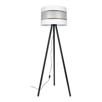 Lampada da terra CORAL 1xE27/60W/230V nero/bianco/oro