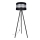 Lampada da terra CORAL 1xE27/60W/230V wengé/nero/cromo opaco