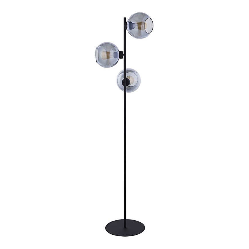 Lampada da terra CUBUS 3xE27/60W/230V nero