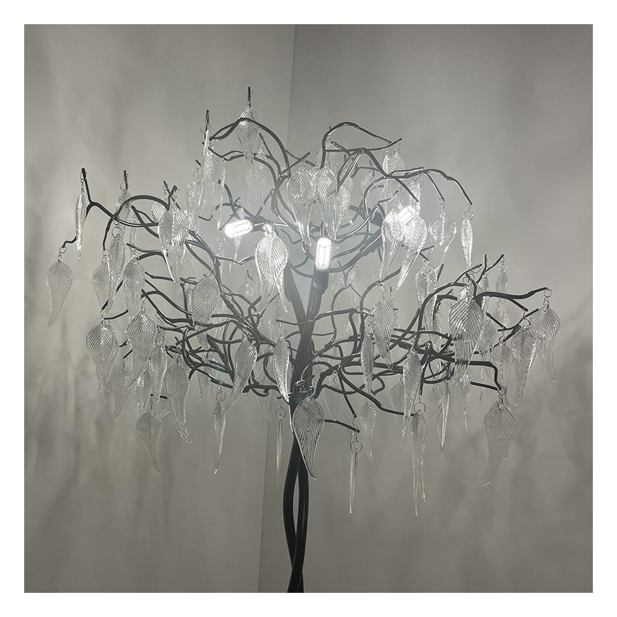 Lampada da terra di cristallo 5xG9/40W/230V nero