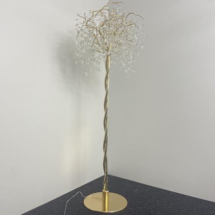 Lampada da terra di cristallo 5xG9/40W/230V oro
