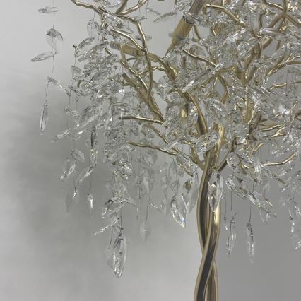 Lampada da terra di cristallo 5xG9/40W/230V oro