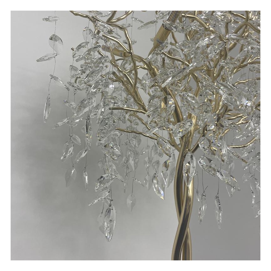 Lampada da terra di cristallo 5xG9/40W/230V oro