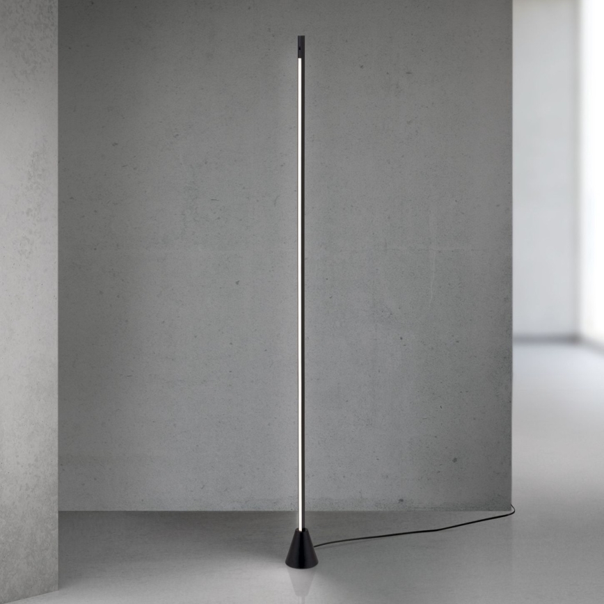 Lampada da terra dimmerabile a LED con sensore di movimento SOJIE LED/26W/230V nera