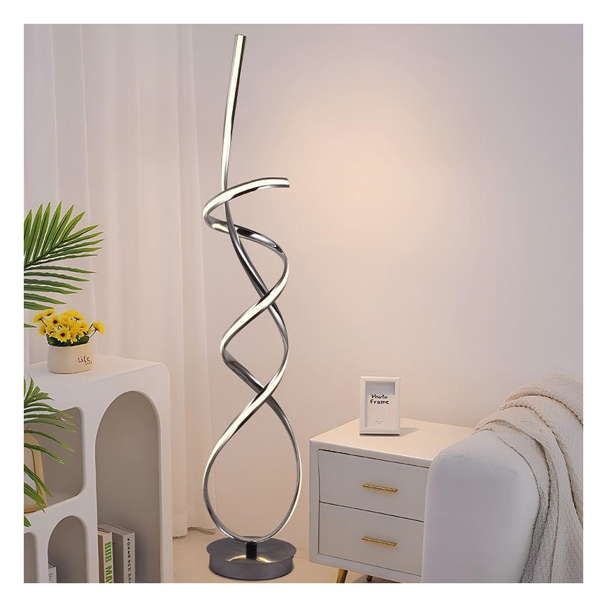 Lampada da terra dimmerabile a LED LED/80W/230V 3000-6500K + telecomando