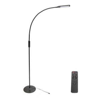 Lampada da terra dimmerabile a LED LED/9W/230V 3000-6500K nero + telecomando