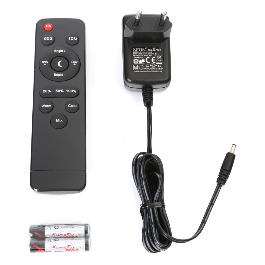 Lampada da terra dimmerabile a LED LED/9W/230V 3000-6500K nero + telecomando