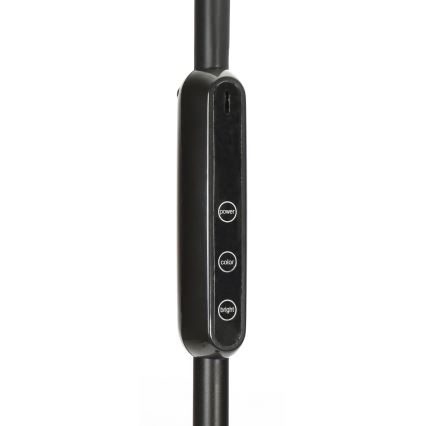 Lampada da terra dimmerabile a LED LED/9W/230V 3000-6500K nero + telecomando