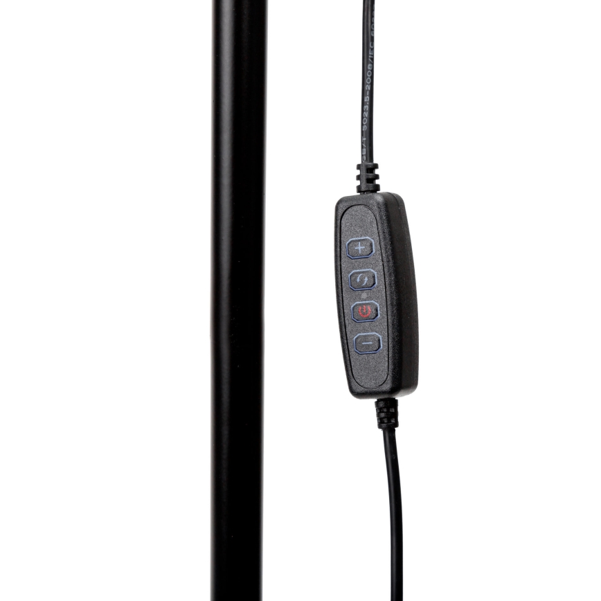 Lampada da terra dimmerabile a LED SIGNUS LED/10W/230V 3000/4500/6500K nero