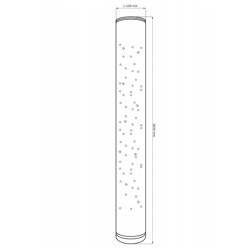 Lampada da terra dimmerabile LED RGBW STELLA LED/12W/230V con telecomando