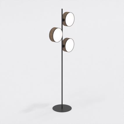 Lampada da terra DRUMZ 3xE14/10W/230V marrone