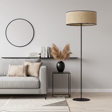 Lampada da terra ECO 1xE27/15W/230V beige/rattan