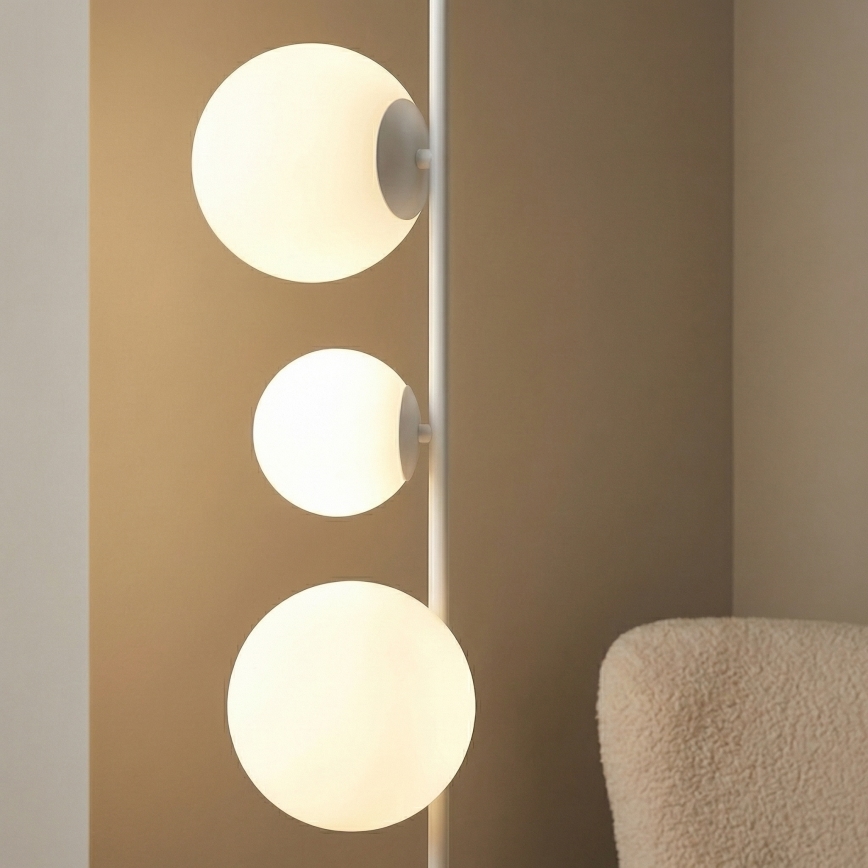 Lampada da terra ETNO 4xG9/8W/230V bianca