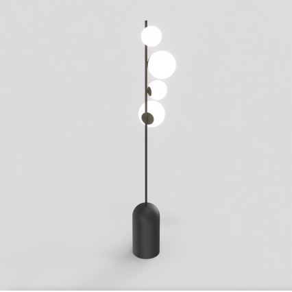 Lampada da terra ETNO 4xG9/8W/230V nera