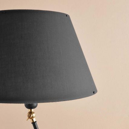 Lampada da terra flessibile AYD 1xE27/40W/230V nera