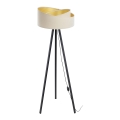 Lampada da terra GALAXY 1xE27/60W/230V crema/wengé