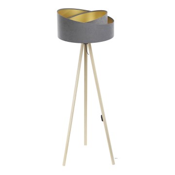 Lampada da terra GALAXY 1xE27/60W/230V grigio/beige
