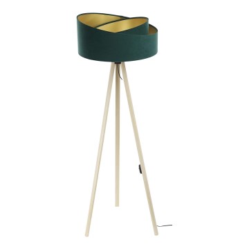 Lampada da terra GALAXY 1xE27/60W/230V verde/beige
