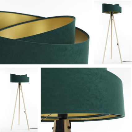 Lampada da terra GALAXY 1xE27/60W/230V verde/beige