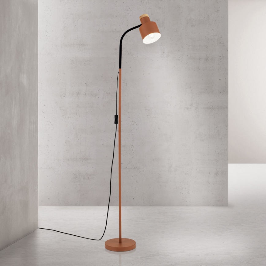 Lampada da terra GILI 1xE27/40W/230V colore mattone