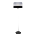Lampada da terra HELEN 1xE27/15W/230V nero/grigio/argento