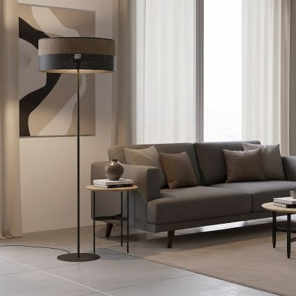 Lampada da terra KARBON 1xE27/15W/230V nero/marrone