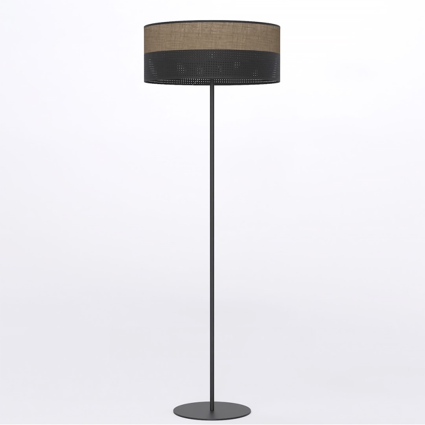Lampada da terra KARBON 1xE27/15W/230V nero/marrone