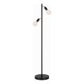 Lampada da terra LED 2xE27/7W/230V 2000K nero/oro