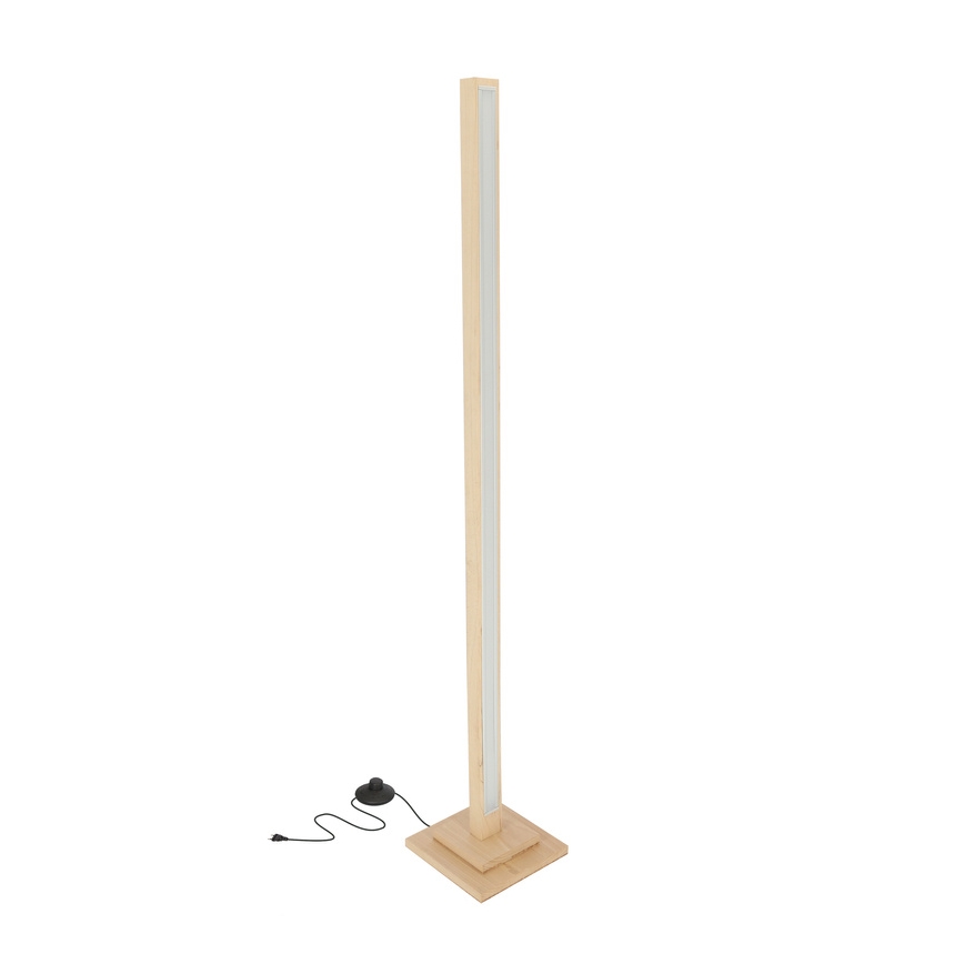 Lampada da terra LED ALSET LED/18W/230V faggio