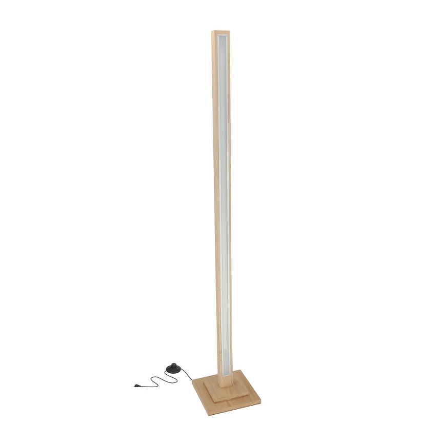 Lampada da terra LED ALSET LED/18W/230V faggio