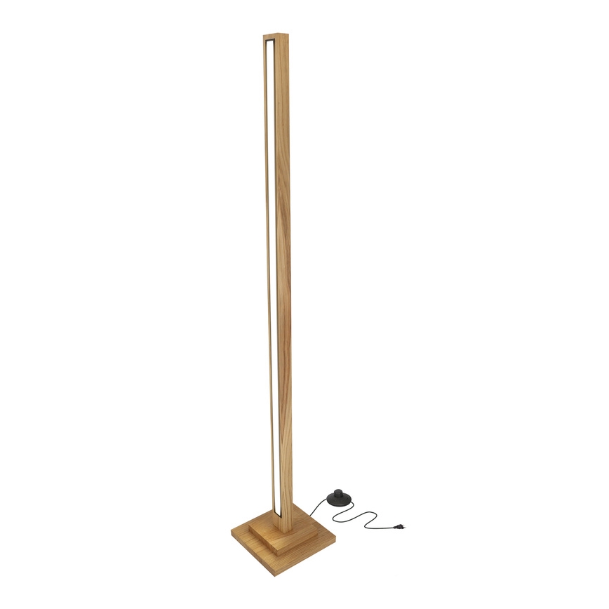 Lampada da terra LED ALSET LED/18W/230V quercia